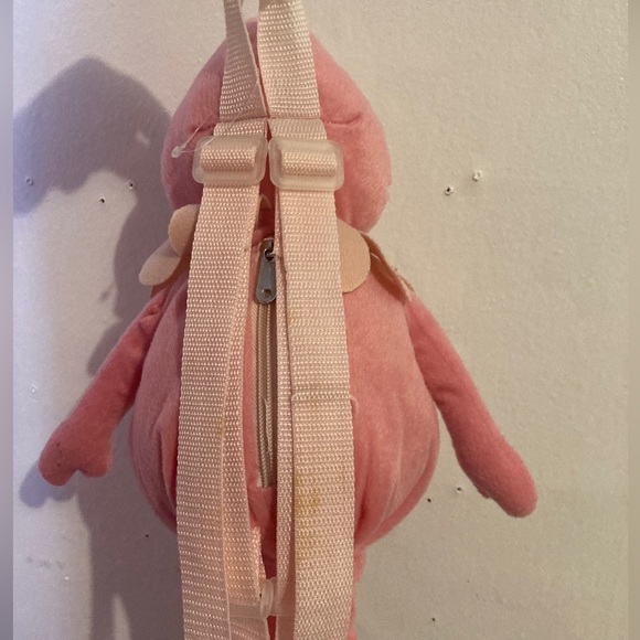 Yo Gabba Gabba Foofa Pink 18 " Plush Backpack Tote- NEW No Tags! - Picture 4 of 7